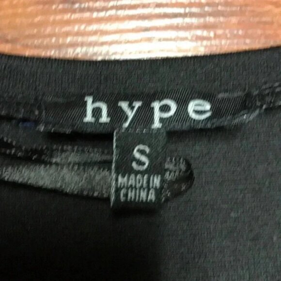 Hype Black Skater Dress, Size small - Picture 2 of 6